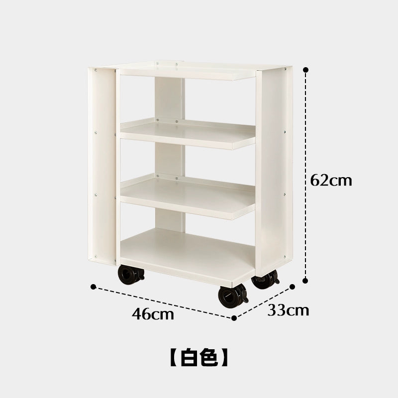 Mobiler Trolley-Rack Schmiedeeisen Sofa Beistelltisch Moderner einfacher Nachttisch Kleiner Couchtisch Leichter Luxus 