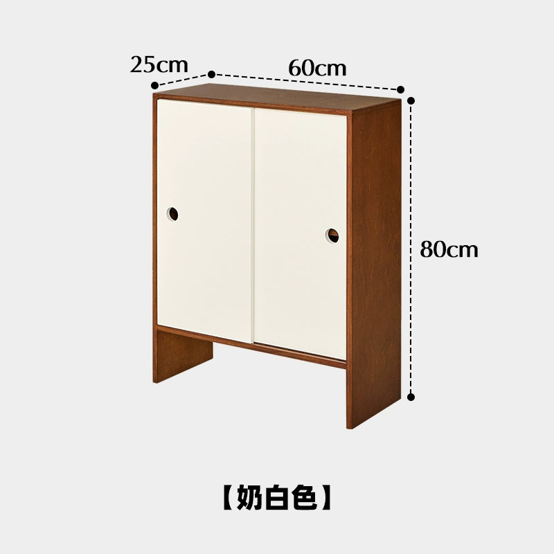 Esszimmer-Seitenschrank-Kombination Massivholzschrank Mittelalter-Lagerschrank Marine-Panel TV-Schrank Lagerboden Bücherregal