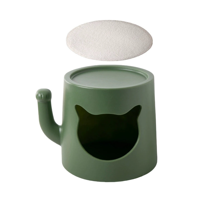 Lucky Cat Couchtisch Katzennest Kreative Cartoon Seite Paar Multifunktionale Lagerung Sofa Regal Nachttisch