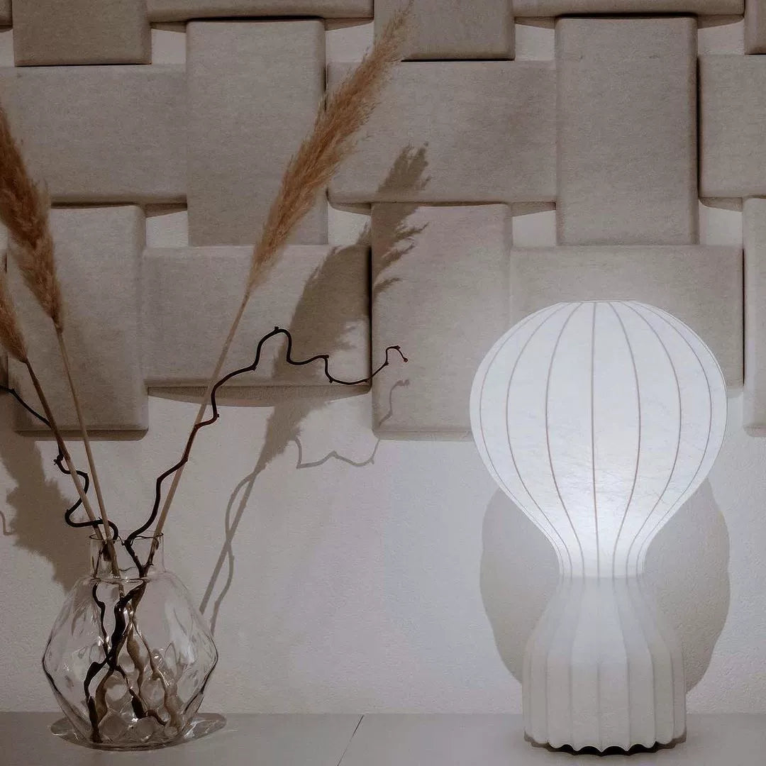 Seidenlampe Einfache Ins Nachttischlampe Warmes Schlafzimmer Umgebungslicht Modellzimmer Dekoratives Licht Italien 