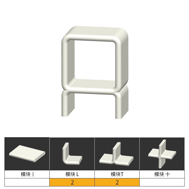 Mittelalterliches Spleißregal Ins Ins Popularhome Präsentationsregal einfaches cremefarbenes Windregal Bücherregal Schrank 