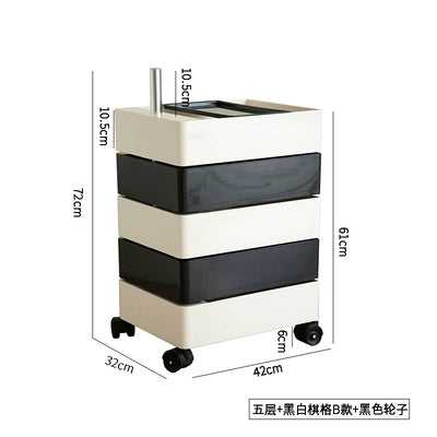 Mehrschichtiger Lagerschrank, drehbar, abnehmbar, Ins Popularins Wind, Nachttisch, Kosmetikschrank, einfach 