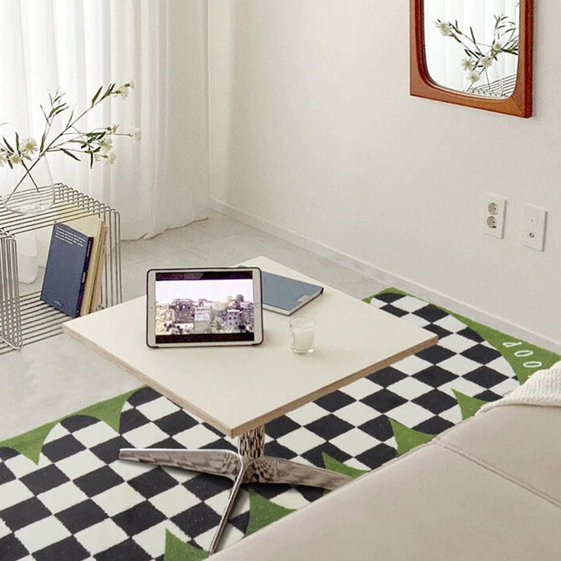 Quadratischer Tisch, niedriger Tisch, Ins-Stil, für Haushalt und Wohnzimmer, minimalistischer quadratischer Couchtisch, kleine Wohnung, mittelalterlicher Sofa-Beistelltisch 