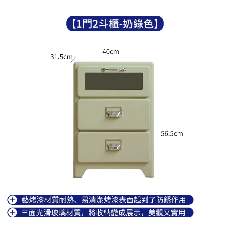 Metallschubladen, Kommodenschränke, Schlafzimmer an der Wand, Nachttische, mittelalterlicher Industriestil, Wohnzimmeraufbewahrung 