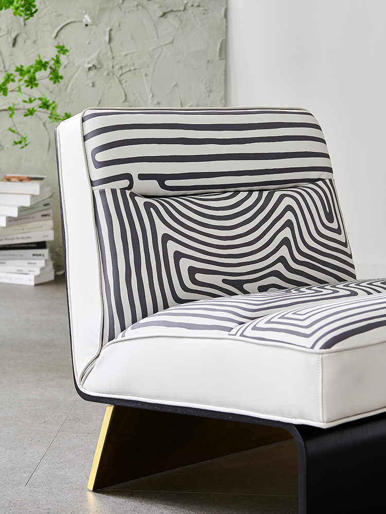 Italian Light Luxury Minimalist Sofa Baxter Designer Chair Creative Home Living Room Bedroom Single Leisure Chair