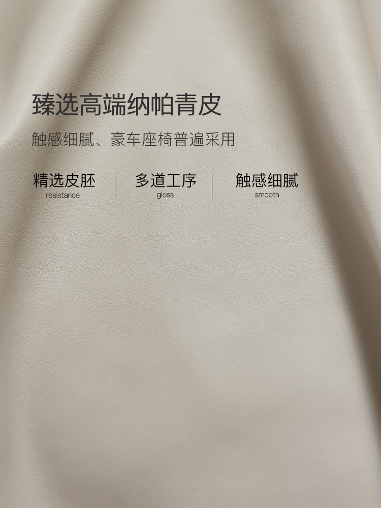 Home Furniture Italian Leather Sofa First Layer Cowhide Tofu Blocks Nordic Minimalist Living Room Small Apartment Down