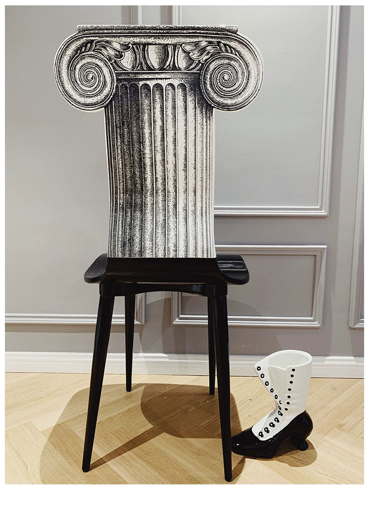 Römischer Säulenstuhl, kreativer dekorativer Stuhl, Persönlichkeit, modisch [Dekoration ist mehr als praktisch] 