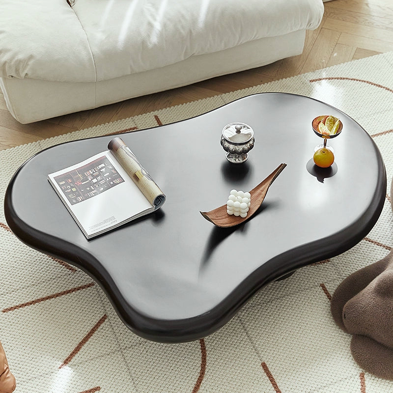 Cloud-Couchtisch, Internet-Prominente, Ins-Creme-Stil, niedriger Tisch, mittelalterliches Design, Teetisch, speziell geformter Sofa-Beistelltisch 