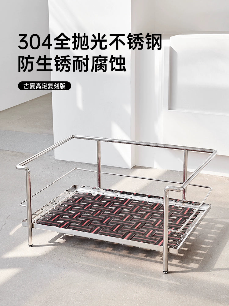 LC3 Sofa Corbusier Medieval Wabi-sabi Living Room Corduroy Fabric Single Sofa