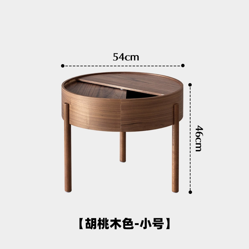 Log Wind Couchtisch Kleine Wohnung Lagerung Teetisch Wohnzimmer Haushalt Massivholz Niedriger Tisch Licht Luxus Fortgeschrittene Mittelalter 