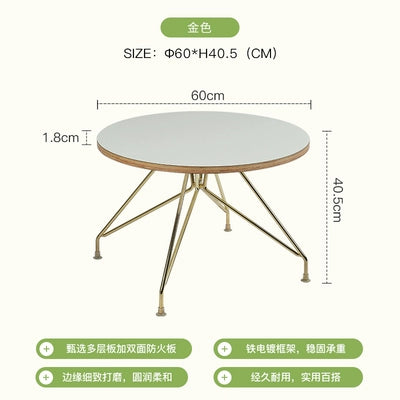 Quadratischer Tisch, niedriger Tisch, Ins-Stil, für Haushalt und Wohnzimmer, minimalistischer quadratischer Couchtisch, kleine Wohnung, mittelalterlicher Sofa-Beistelltisch 