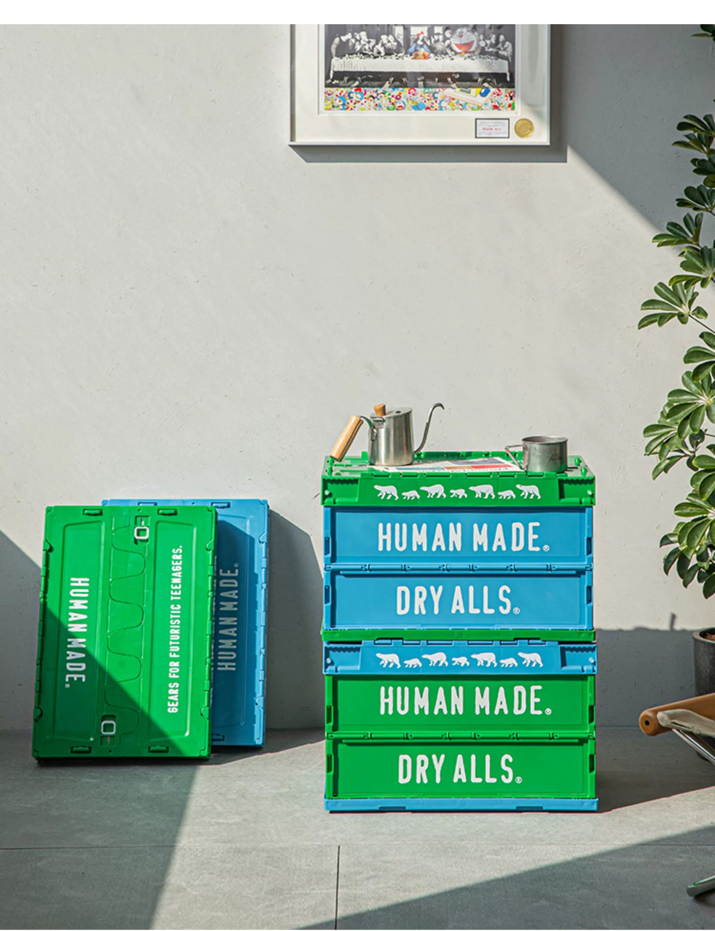 Menschliches gemacht Camping Aufbewahrungsbox faltbar große Kapazität Industrie Wind Aufbewahrungsbox verdickt Export Japan Außenhandel 