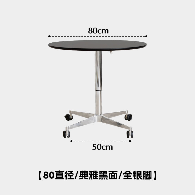 Heben retro kaffee tisch einfache kleine wohnung kaffee tisch kleine runde tisch abnehmbare büro computer tisch 