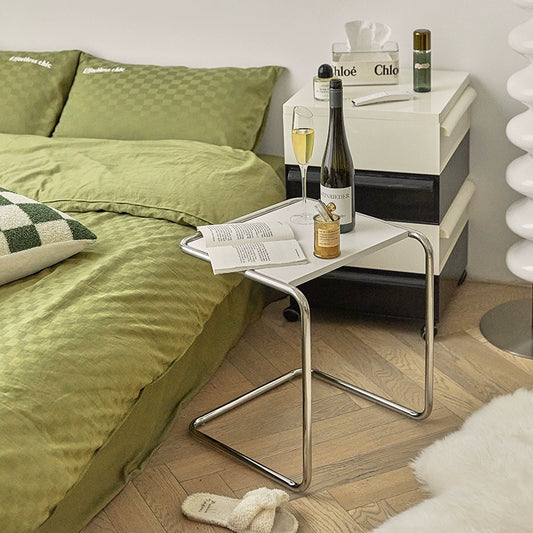 Aligned Chio B10 Side Table Sofa Coffee Table Simple Modern Shelf Korean Ins PopularIns Style Square Table