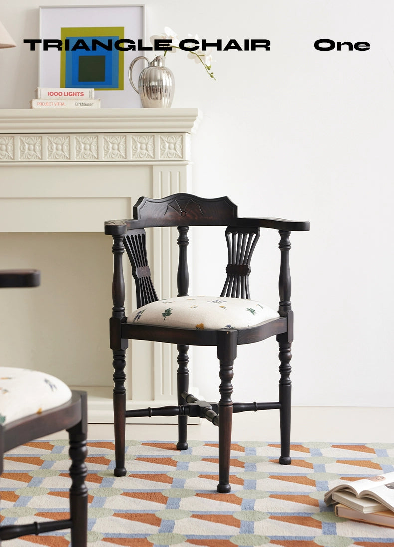 Mittelalterlicher Esszimmerstuhl Designer Massivholz Rückenlehne Stuhl Kreativer High-End Master Teestuhl Wabi 