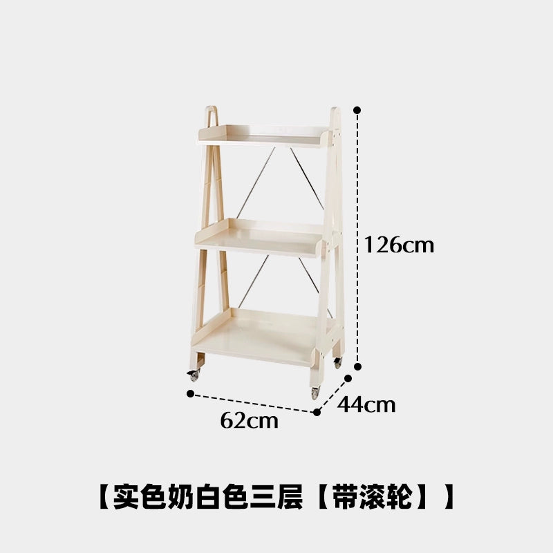Mehrschichtiger Aufbewahrungsrand, Eckablage, herausnehmbarer Aufbewahrungskorb, nordischer Stil, Ins Popularins, transparenter Trolley 