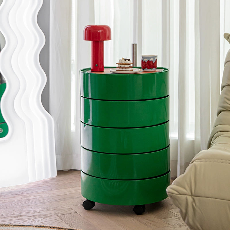 Beweglicher Lagerschrank, drehbarer Schließfach, Nachttisch, leichtes Luxus-Schlichtes, modernes Internet-Promi-Ins 