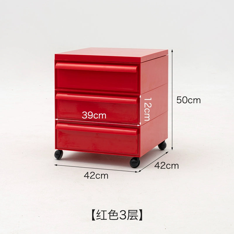 Mehrschichtiger Schlafzimmerschrank Internet-Promi-Nachttisch Ins Wind Antiker Lagerschrank Kleiner mobiler Schrank 