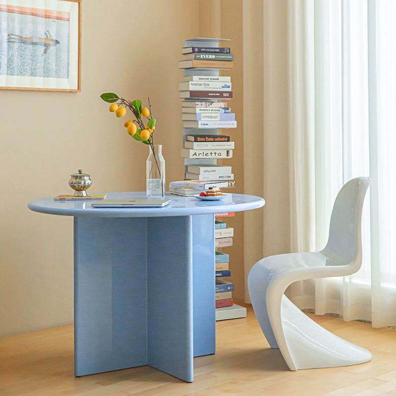 Nordic Internet Prominente Ins Stil Esstisch Wabi Wind Farbe Medieval Kleine Wohnung Wohnzimmer Bett und Frühstück Runden Tisch 