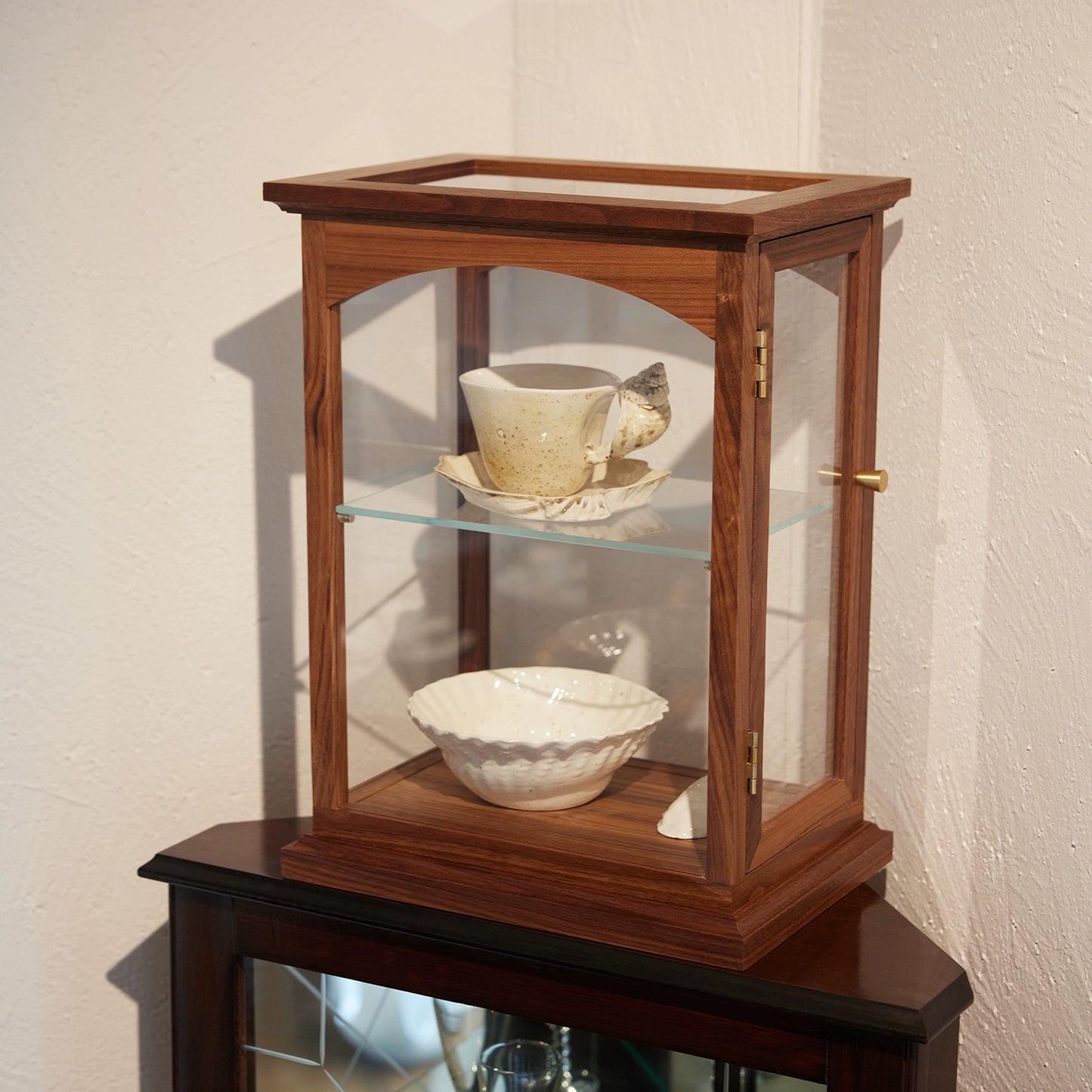 Retro Französisch Lagerschrank Home Desktop Regal Kreative Kosmetik Lagerung Transparent Schrank 