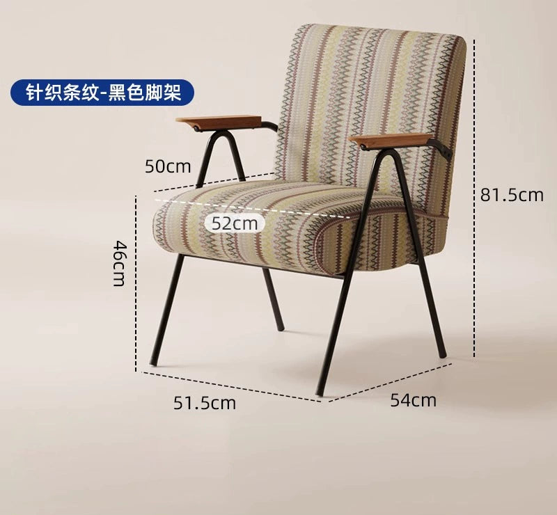 Nordic Retro Sofa Stuhl Medieval Einzigen Liege Balkon Wohnzimmer Ins PopularLeisure Stuhl Cafe 