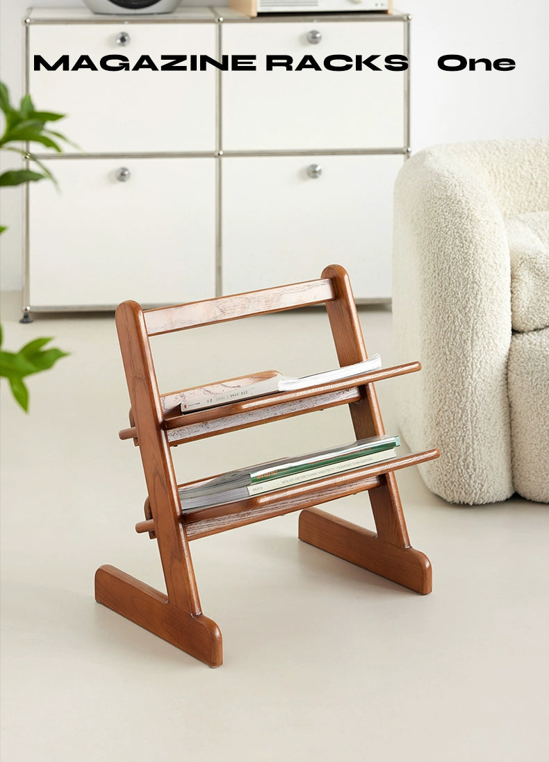 Mittelalterlicher Zeitungsständer, deckenhoher Zeitungsständer aus Massivholz, Ornament-Zeitungsständer, Ins-Balkon, kleines Bücherregal 