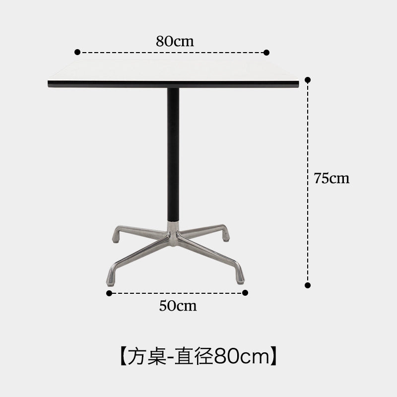 Eames runder Tisch mittelalterlicher Esstisch kleine Wohnung Haushalt Internet-Prominente Ins-Stil quadratischer Retro-Couchtisch 