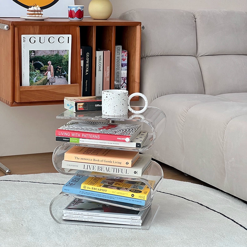 Einfaches Bücherregal Sofakante Ins Wind Coffee Shop Ins Populardesktop Zeitschriftenständer dekorative Requisiten 