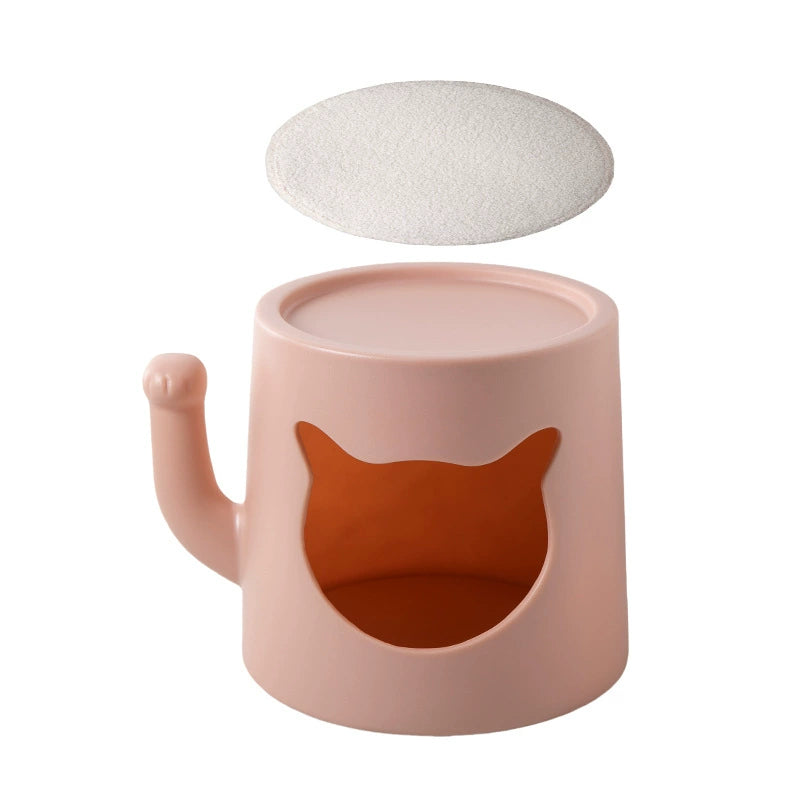 Lucky Cat Couchtisch Katzennest Kreative Cartoon Seite Paar Multifunktionale Lagerung Sofa Regal Nachttisch