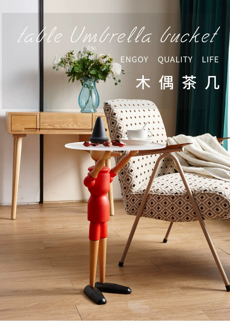 Pinocchio Couchtisch Designer Kreative Möbel Puppet Dekoration Ecke Paar Modell Zimmer Net Rot Seite Paar 