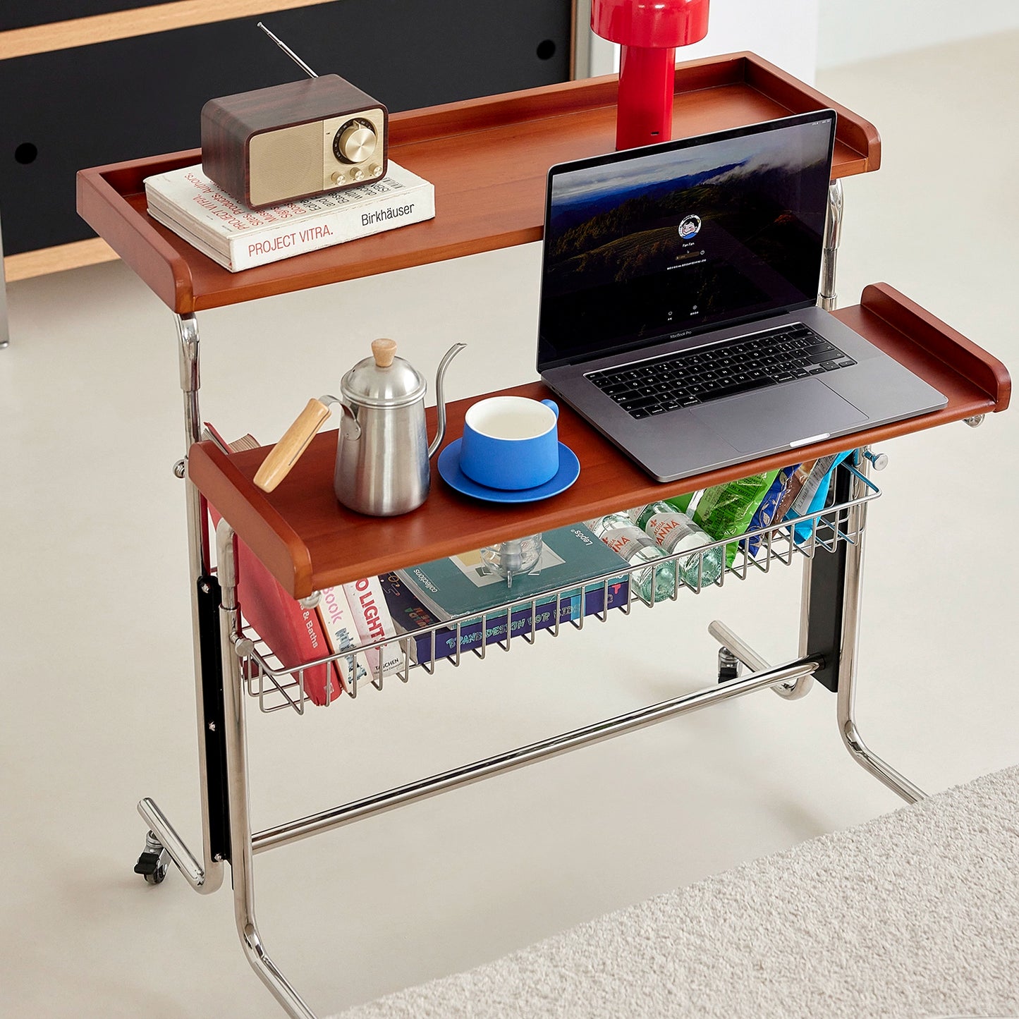 Hebbarer Schreibtisch, mittelalterlicher Massivholz-Sofa-Beistelltisch, paar kleine Wohnungs-Mobil-Couchtisch, Nachttisch 