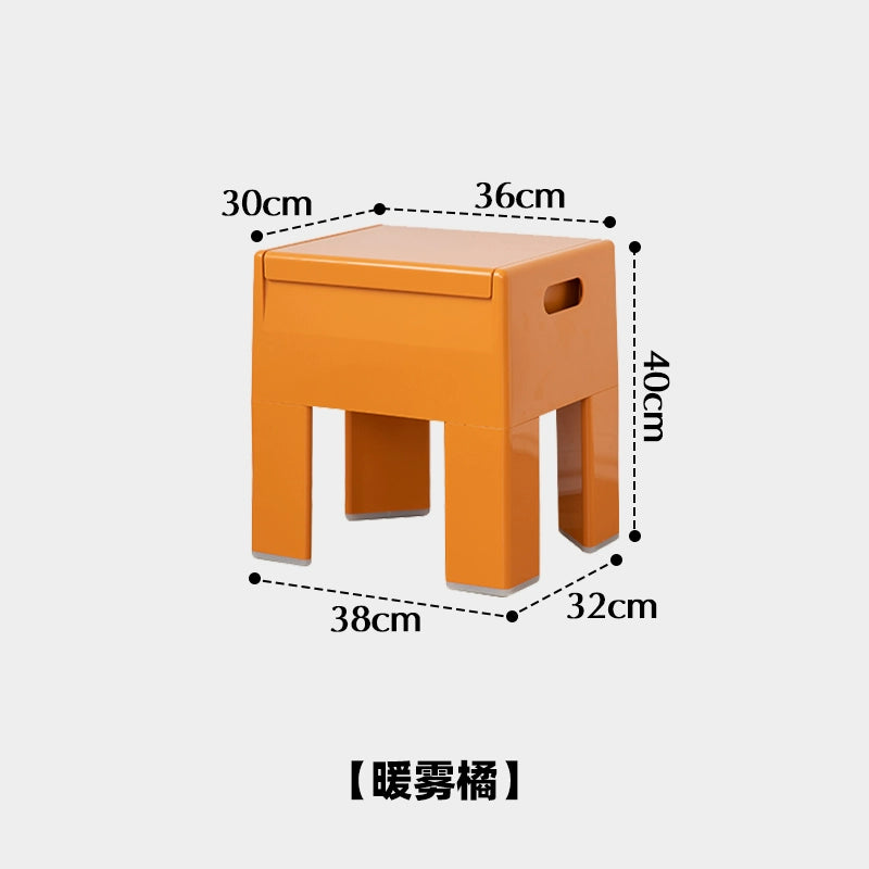 Hocker mit Stauraum, für den Eingangsbereich, Schuhwechselhocker, mittelalterliche Ins Popular, kreativer niedriger Hocker, Ins Popularins 