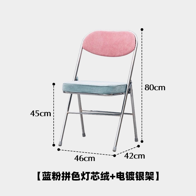 Retro restaurant stuhl antike cord klappstuhl Ins Popularcafe alten rückenlehne esszimmerstuhl 