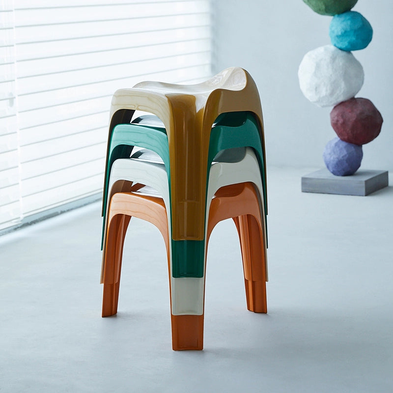 Kunststoffhocker stapelbar Creative Ins PopularSmall Hocker Home Modern Simple Shoe Bench Medieval 