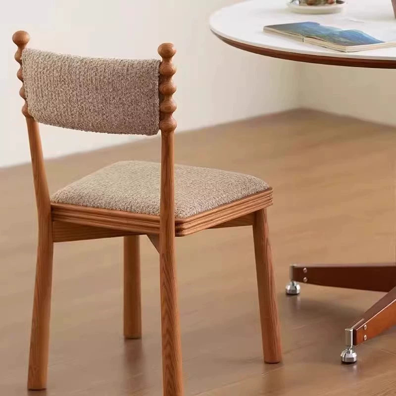 Massivholz Retro Esszimmerstuhl Home Designer Rückenlehne Stuhl Mittelalter Ins Stil High-End Casual Stuhl 