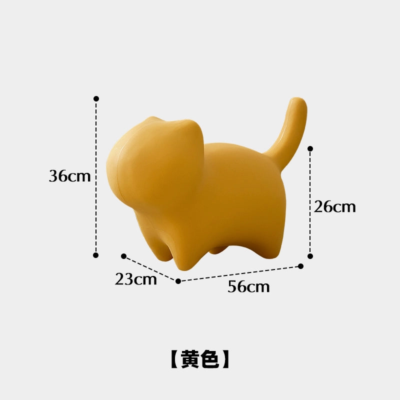 Kätzchen-Schuhhocker, kleiner Hocker für das Kinderzimmer, niedriger Hocker, kreativer, süßer Tierhocker, Wohnzimmer, Internet-Berühmtheit 