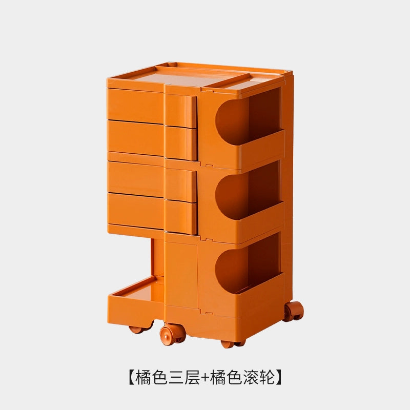 Nordic schlafzimmer nachttisch haushalt wohnzimmer mobilen warenkorb sofa seite schrank ins Ins Popularcream wind lagerung schrank 