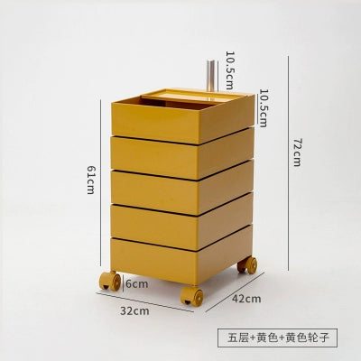 Mehrschichtiger Lagerschrank, drehbar, abnehmbar, Ins Popularins Wind, Nachttisch, Kosmetikschrank, einfach 