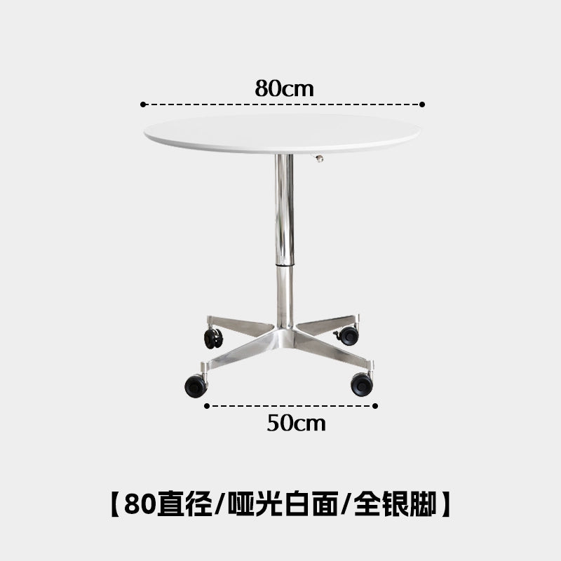 Heben retro kaffee tisch einfache kleine wohnung kaffee tisch kleine runde tisch abnehmbare büro computer tisch 