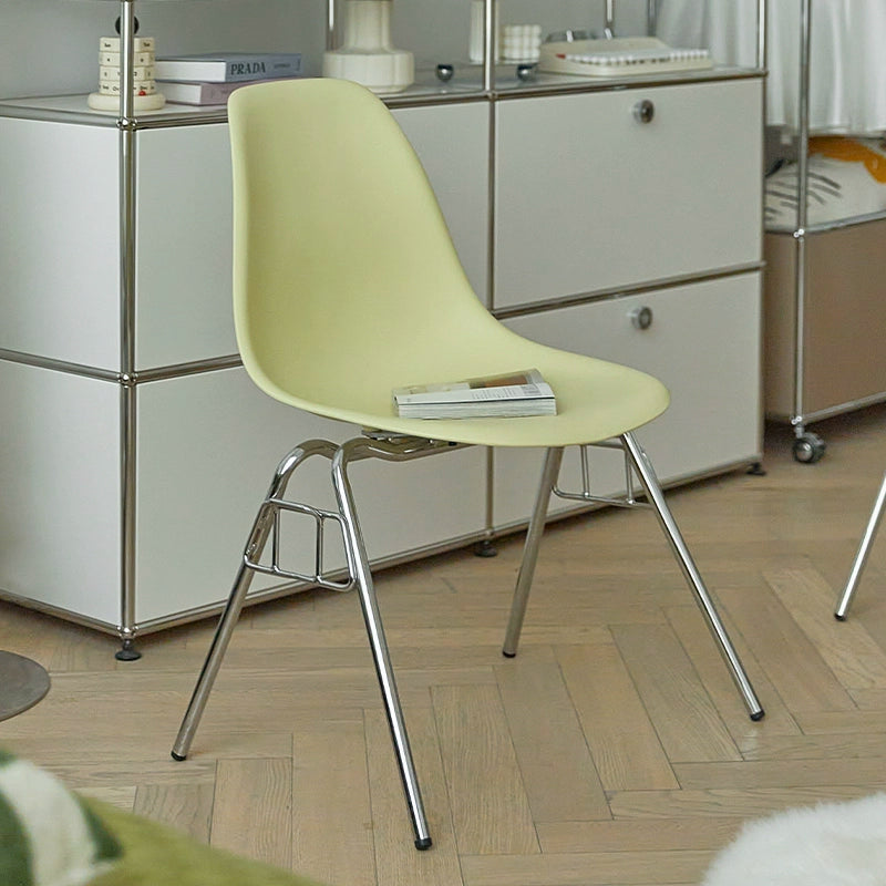 Eames Stuhl Mittelalterlicher Designer Esszimmerstuhl Ins Popularins Einfacher Stuhl mit Rückenlehne 