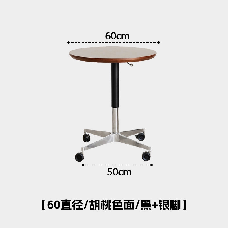 Heben retro kaffee tisch einfache kleine wohnung kaffee tisch kleine runde tisch abnehmbare büro computer tisch 