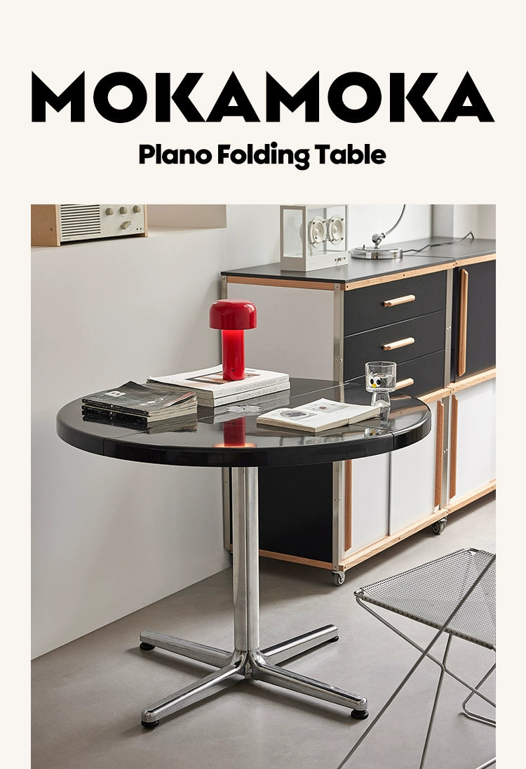 Klappbarer Esstisch, mittelalterlicher Haushalt, kleiner Schreibtisch, nordischer multifunktionaler Vintage-Rundtisch 