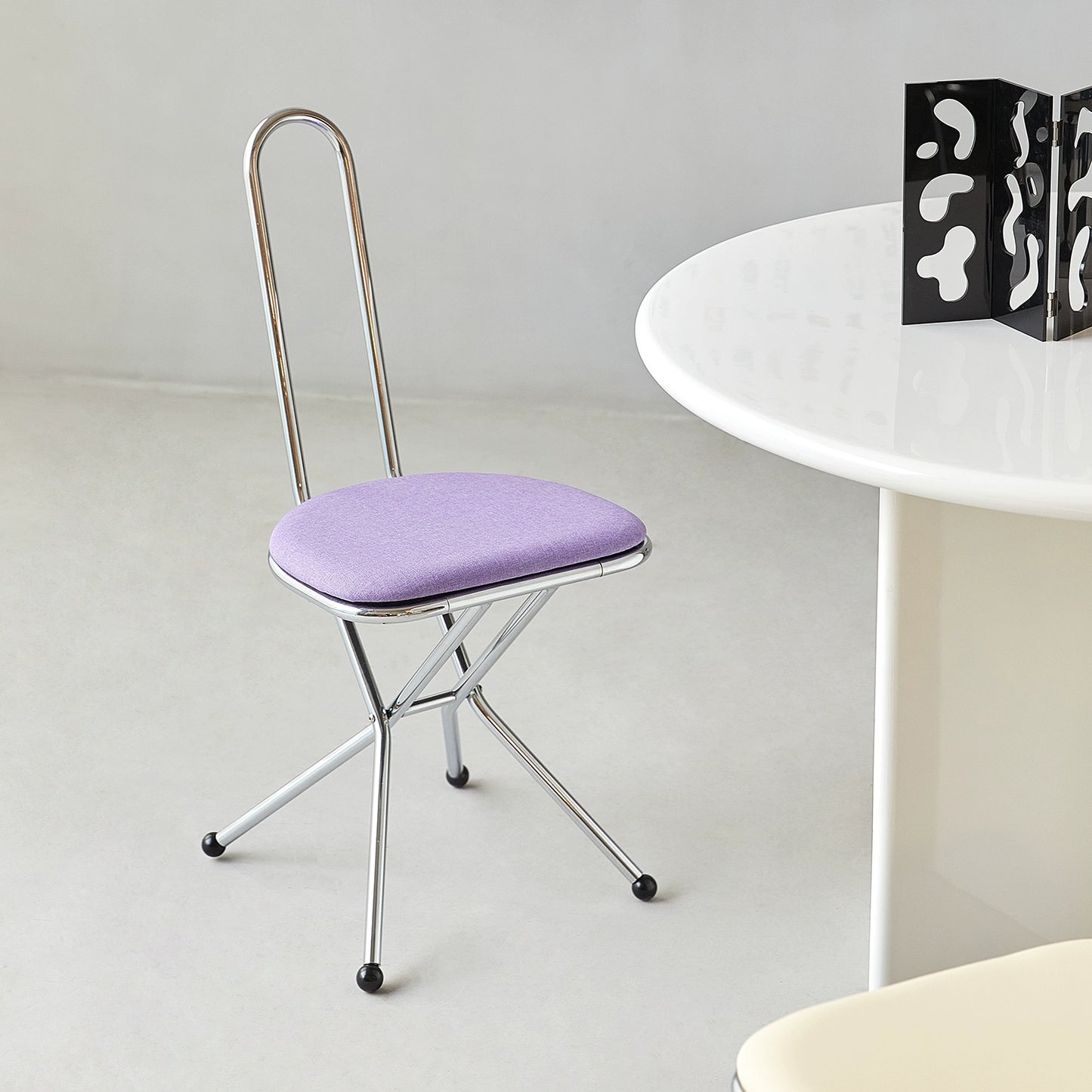 Klappstuhl minimalistischen künstlerischen Esszimmerstuhl kleine Wohnung Schmiedeeisen tragbare Rückenlehne Hocker Internet Prominente Ins 