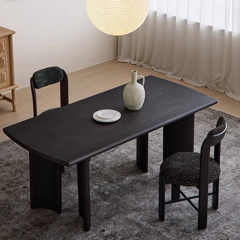 Französischer mittelalterlicher Esszimmerstuhl, Heimdesigner-Massivholzstuhl, hochwertiger Freizeitstuhl mit Eschenholzrücken 