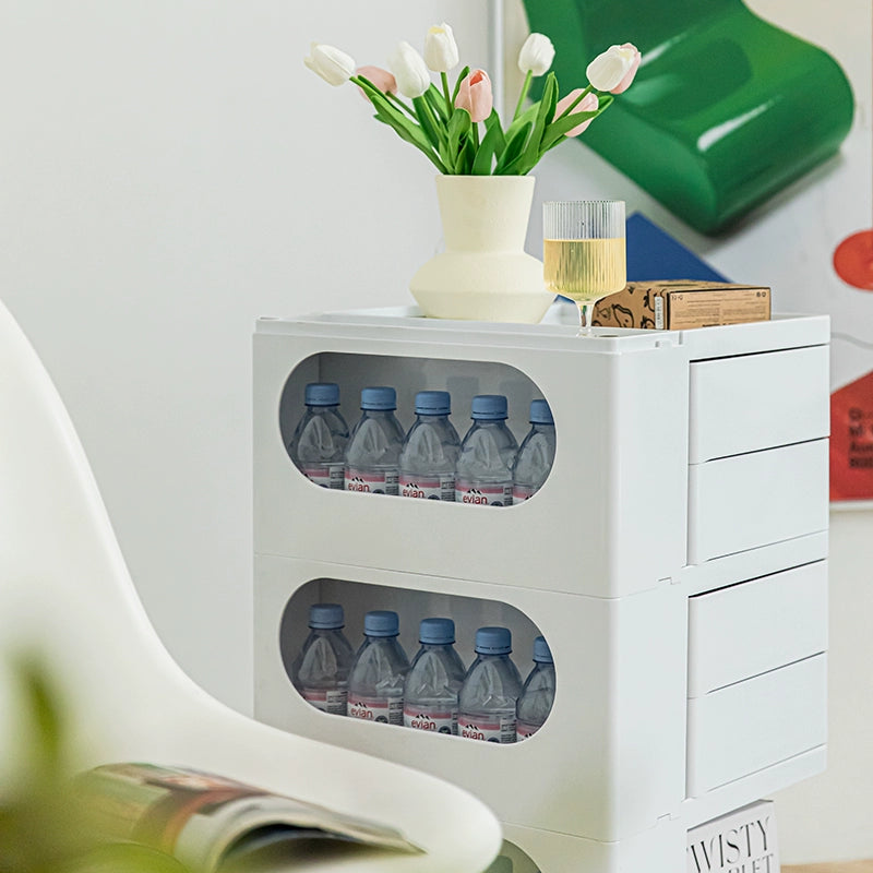 Nordic schlafzimmer nachttisch haushalt wohnzimmer mobilen warenkorb sofa seite schrank ins Ins Popularcream wind lagerung schrank 