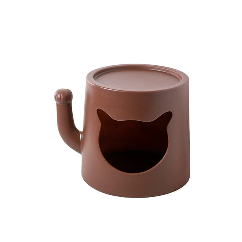 Lucky Cat Couchtisch Katzennest Kreative Cartoon Seite Paar Multifunktionale Lagerung Sofa Regal Nachttisch