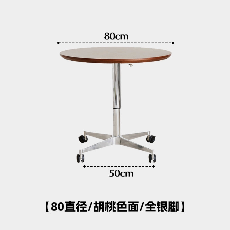Heben retro kaffee tisch einfache kleine wohnung kaffee tisch kleine runde tisch abnehmbare büro computer tisch 