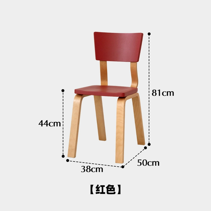 Mittelalterlicher Schreibtisch und Stuhl BC40 Designer-Esszimmerstuhl für kleine Wohnungen, Ins Log Wind, minimalistischer Stuhl mit Rückenlehne 