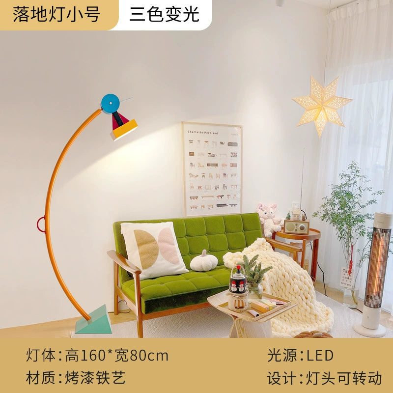 Memphis schreibtischlampe kreative kinderzimmer stehleuchte designer cartoon farbe umgebungslicht wohnzimmer 