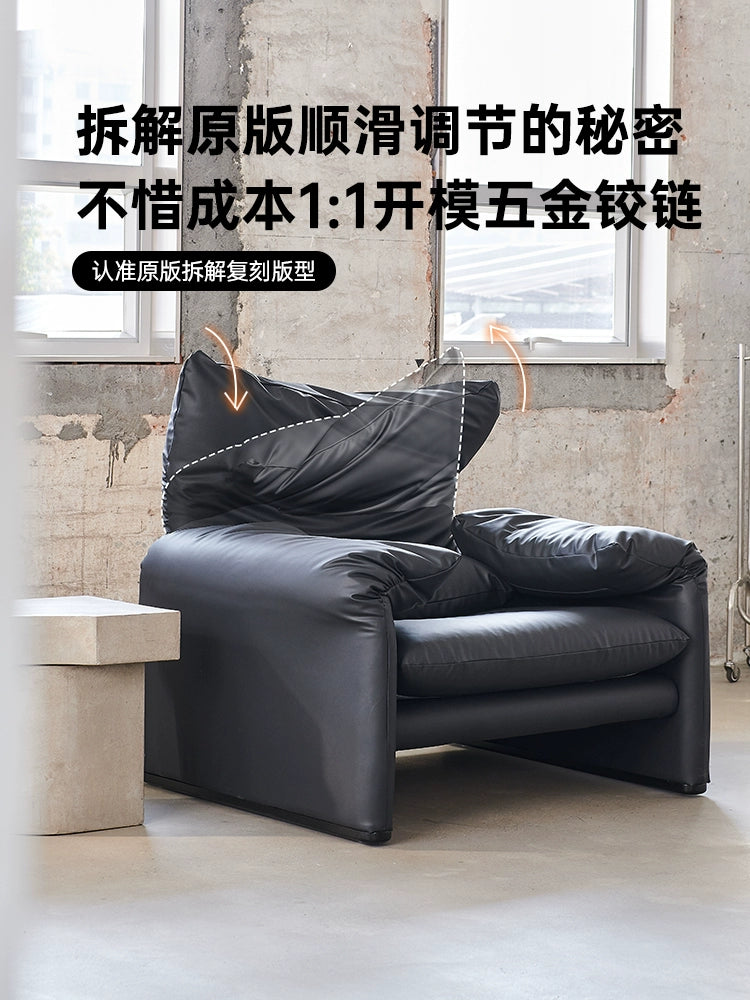 Maralunga Sofa Modern Simple Small Apartment Living Room Maralunga Medieval Designer Single Sofa